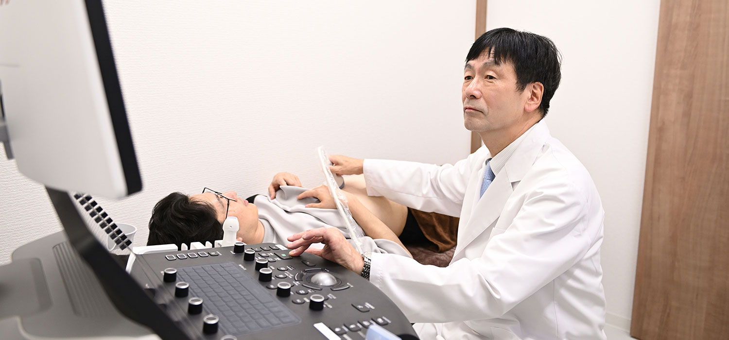 日本肝臓学会専門医による超音波検査