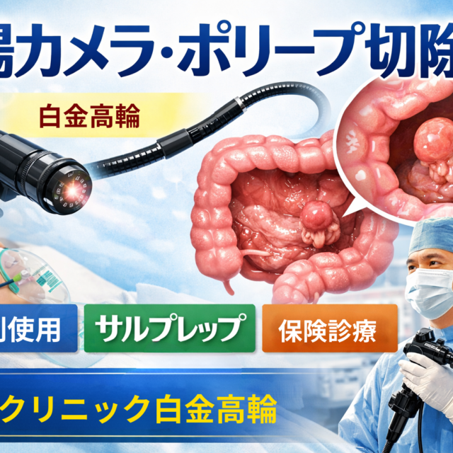 大腸カメラ・ポリープ切除 白金高輪｜鎮静剤・サルプレップ・保険診療【五良会クリニック】